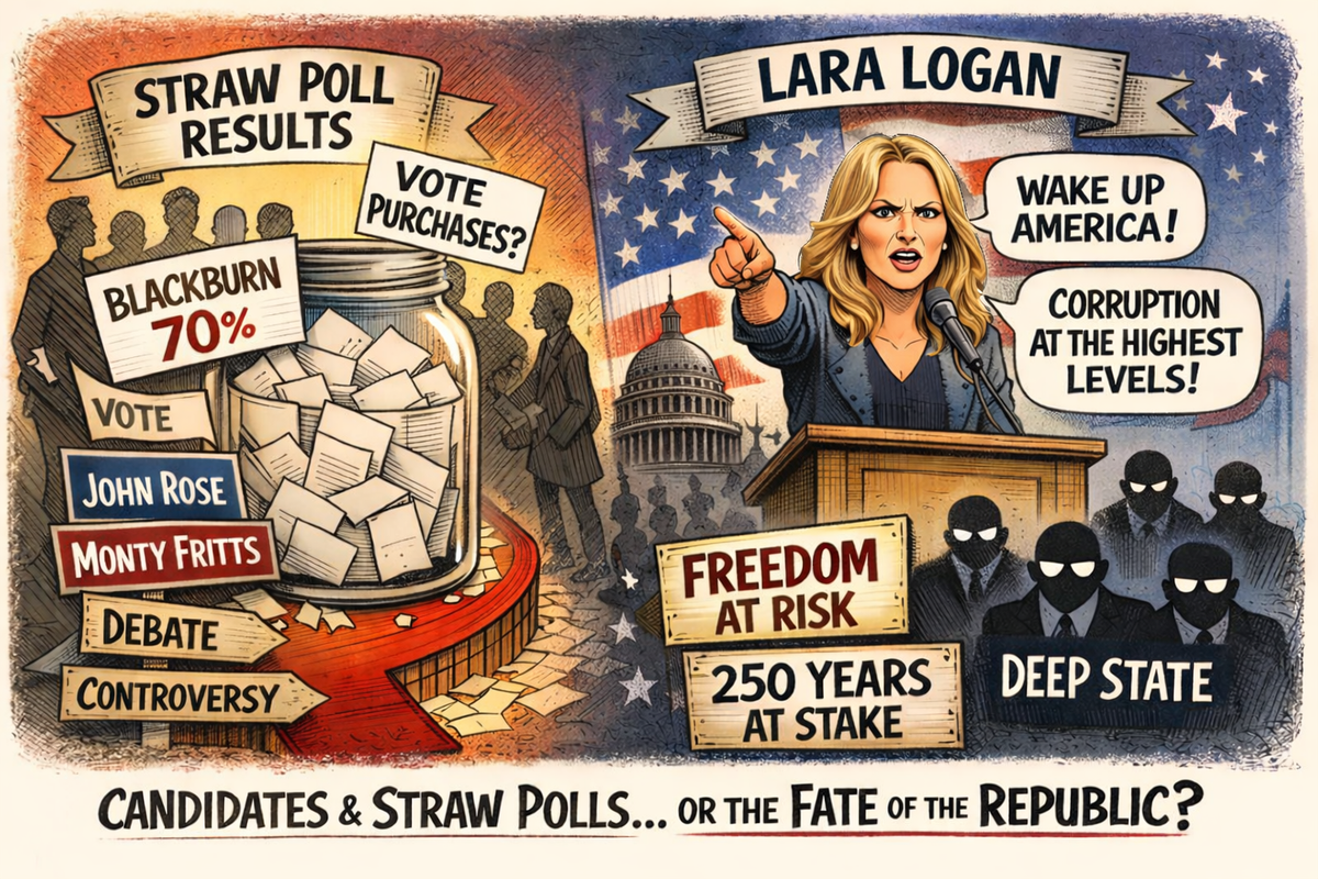 Reagan Day Gala Straw Poll Sparks Competing Narratives as Lara Logan Issues Stark Warning to Republicans