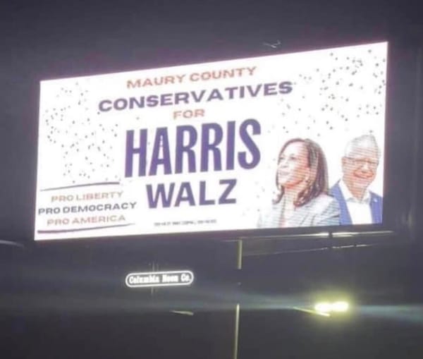 Conservatives For Harris In Deep Red Tennessee: Grassroots, or Astroturf?