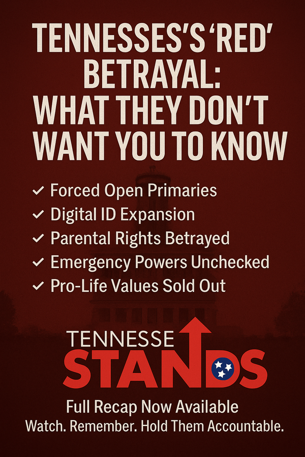 Tennessee Stands Exposes the Truth: Conservative Promises Broken in a Deep Red State