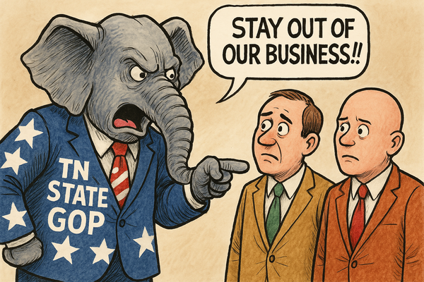 Tennessee GOP to Lawmakers: Stay Out of Our Business — HB0855 Sparks Potential Legal Showdown