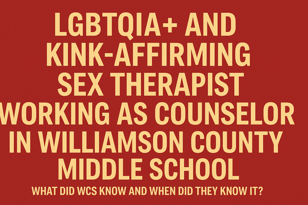 Sex Therapist Facilitates Family Life Curriculum at Legacy Middle School, Raises Alarms for Parents