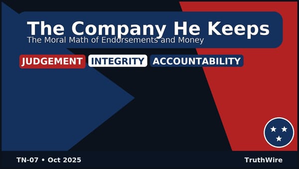 Endorsements and Money Around Matt Van Epps: Green, Beaman, and TN-07