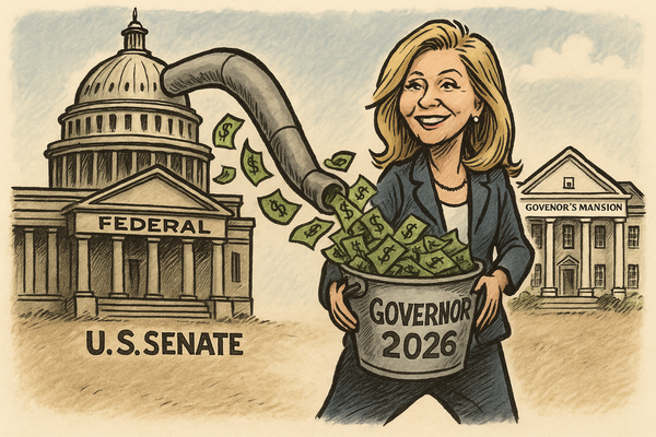 FOLLOW THE MONEY: Marsha Blackburn’s $4.54 Million Federal War Chest and the 2026 Governor’s Race
