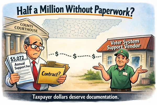 Public Dollars, No Public Agreement: Tennessee’s Voter-System Contract Gap